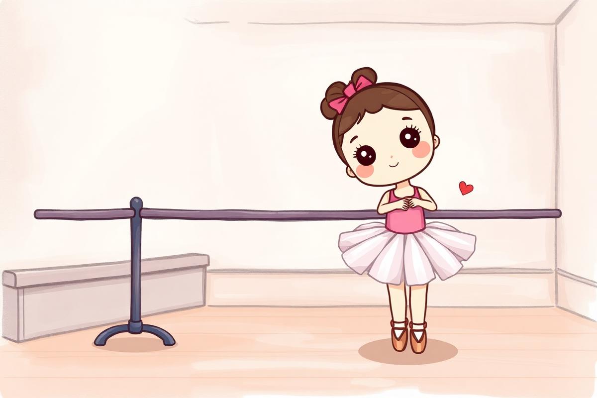 Ballet & Dance activity book illustration