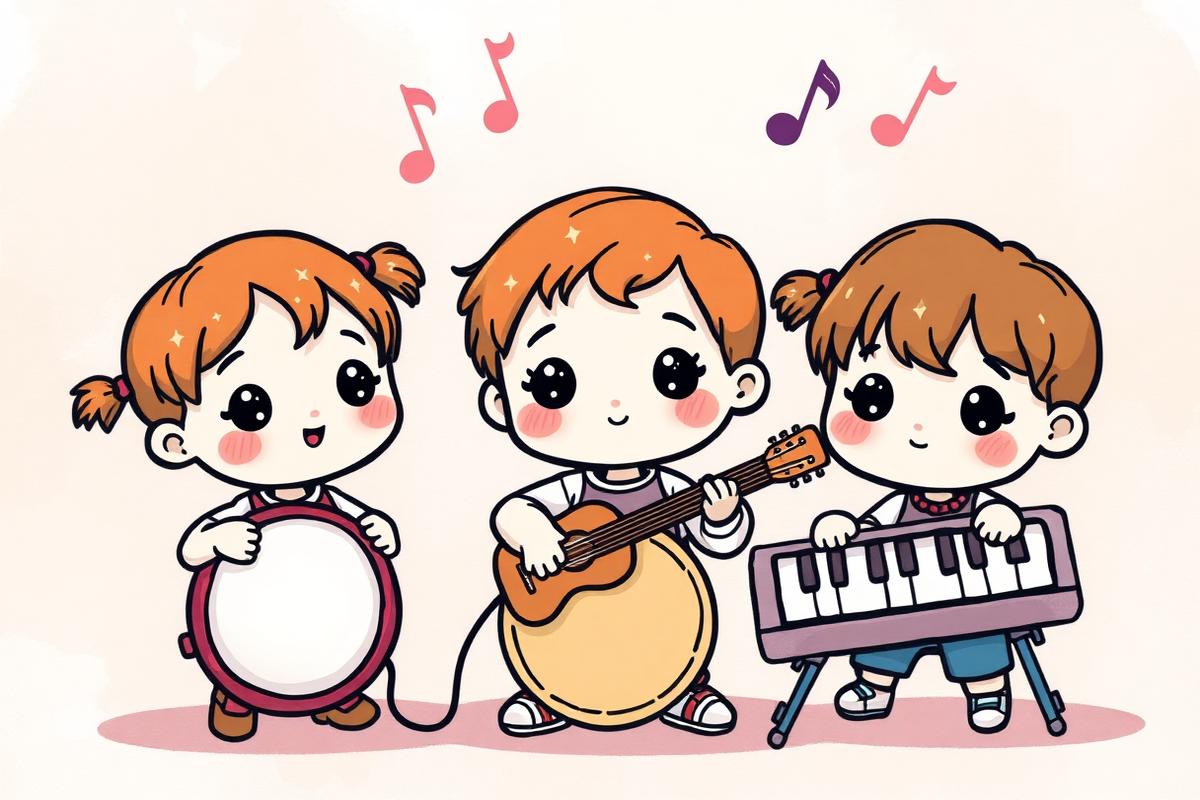 Music Makers activity book illustration